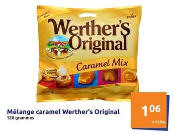 Promoties Mix mélange caramel werther`s original - Werther's Original - Geldig van 22/12/2021 tot 28/12/2201 bij Action