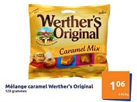 Promotions Mix mélange caramel werther`s original - Werther's Original - Valide de 22/12/2021 à 28/12/2201 chez Action