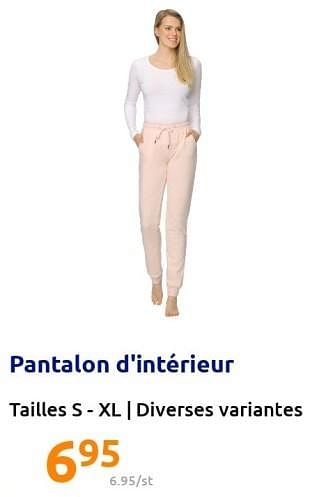 Promoties Pantalon d`intérieur - Huismerk - Action - Geldig van 22/12/2021 tot 28/12/2201 bij Action