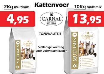 Promoties Kattenvoer - Carnal - Geldig van 23/12/2021 tot 16/01/2022 bij Itek