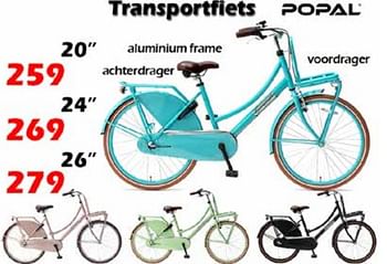 Promoties Popal transportfiets 20`` - Popal - Geldig van 23/12/2021 tot 16/01/2022 bij Itek