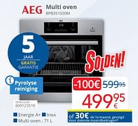 Aeg multi oven bpb351020m-AEG