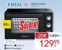 Friac maxi oven mo1160-Friac