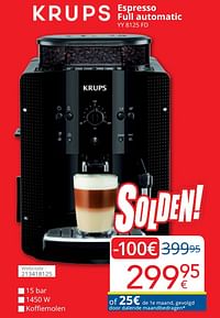 Krups espresso full automatic yy 8125 fd-Krups