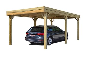 Huismerk - Makro Carport hout enkel 314 x 609 cm bij Makro