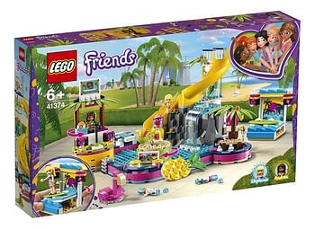 Promotions LEGO Friends 41374 Andrea's zwembadfeest - Lego - Valide de 11/04/2021 à 25/04/2021 chez Dreamland