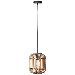 Brilliant hanglamp Woodrow - hout - 21 cm - Leen Bakker