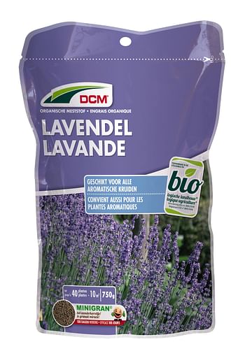 Promoties DCM organische Meststof Lavendel 0,75kg - DCM - Geldig van 21/05/2021 tot 01/08/2023 bij Brico