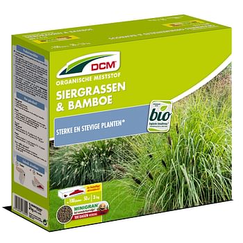 Promoties DCM organische meststof Siergras & Bamboe 3 kg - DCM - Geldig van 21/05/2021 tot 01/08/2023 bij Brico
