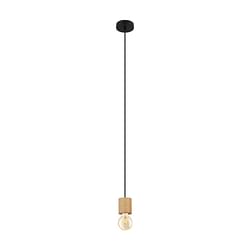EGLO hanglamp Turialdo - zwart/bruin - Leen Bakker