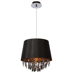 Lucide hanglamp Dolti - zwart - Ø30,5 cm - Leen Bakker