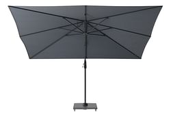 Platinum parasol suspendu Challenger T2 aluminium 3,5 x 2,6 m anthracite