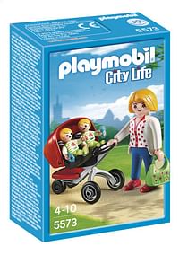 PLAYMOBIL City Life 5573 Tweeling kinderwagen-Playmobil