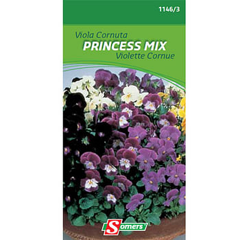 Promoties Somers zaad pakket viola cornuta 'Princess mix' - Somers - Geldig van 21/05/2021 tot 01/08/2023 bij Brico