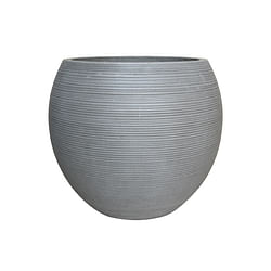 Ficonstone rond pot grijs 52 cm x 44,5 cm