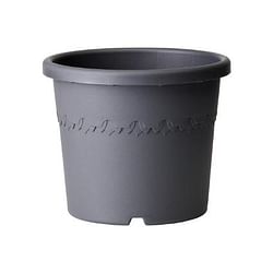 Pot sur roues Elho 'algarve cilindro' anthracite 40 cm
