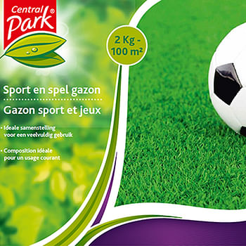 Promoties Central Park graszaad 'Sport en spel' 2 kg - Central Park - Geldig van 24/05/2021 tot 01/08/2023 bij Brico