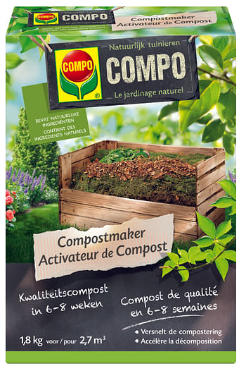 Promoties Compo compostmaker Bio 1,8kg - Compo - Geldig van 25/05/2021 tot 20/06/2023 bij Brico