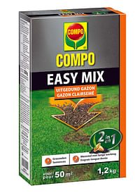 Compo gazon herstel meststof Easy Mix 2-in-1 (50m²) 1,2kg-Compo