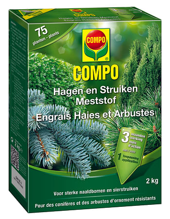 Promoties Compo meststof Hagen & Struiken 2kg - Compo - Geldig van 30/05/2021 tot 01/08/2023 bij Brico