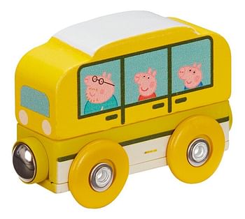 Promoties Peppa Pig Mini Buggy en bois - bus - Giochi Preziosi - Geldig van 06/05/2021 tot 20/05/2021 bij Dreamland