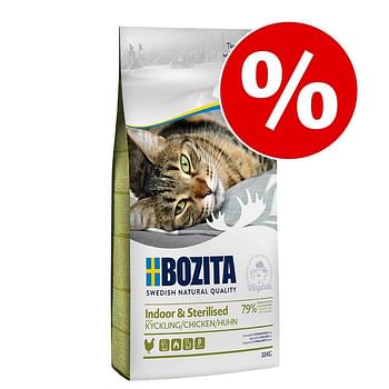 Promotions 9 + 1 kg gratis! Bozita Droogvoer voor Katten Indoor &amp; Sterilised (10 kg) - Valide de 15/06/2021 à 30/06/2021 chez Zooplus
