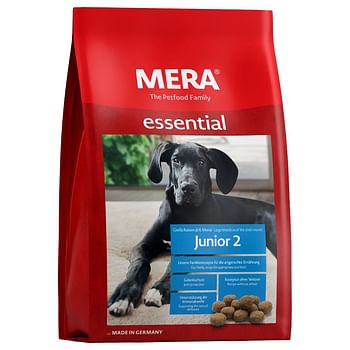 Promoties 12,5kg Junior 2 Mera essential Hondenvoer - Geldig van 31/07/2021 tot 13/08/2021 bij Zooplus
