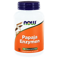 NOW Papaja Enzymen Kauwtabletten 180st-Now 