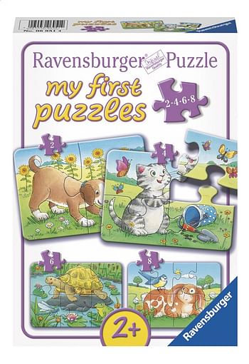 Promotions Ravensburger puzzel 4-in-1 My First Puzzles Schattige Huisdieren - Valide de 17/09/2021 à 09/11/2021 chez Dreamland
