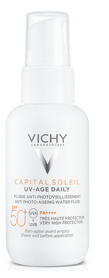 Promoties Vichy Capital Soleil UV-Age Daily SPF50+ - Geldig van 17/09/2021 tot 25/11/2021 bij De Online Drogist