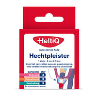 HeltiQ Hechtpleister 2,5cmx5m-Heltiq
