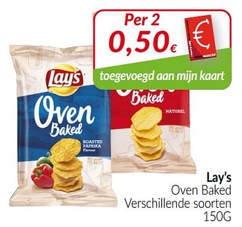 Promotions Lay’s oven baked - Lay's - Valide de 01/01/2022 à 31/01/2022 chez Intermarche