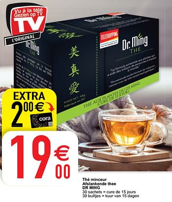 Promo Thé minceur dr ming chez Teleshopping