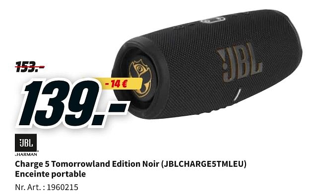 jbl tomorrowland edition charge 5