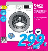 Beko wasmachine wtv7722xbs1-Beko
