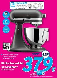 Kitchenaid keukenrobot 5ksm95psesz-Kitchenaid