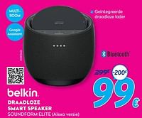Belkin draadloze smart speaker soundform elite alexa versie-BELKIN