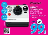 Polaroid instant fototoestel now i-type black + white-Polaroid