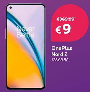 Promoties Oneplus nord 2 128gb 5g - OnePlus - Geldig van 04/01/2022 tot 31/01/2022 bij Proximus