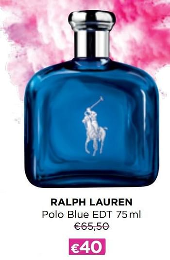 Promoties Ralph lauren polo blue edt - Ralph Lauren - Geldig van 03/01/2022 tot 31/01/2022 bij ICI PARIS XL