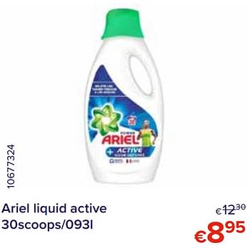 Promoties Ariel liquid active - Ariel - Geldig van 01/01/2022 tot 31/01/2022 bij Euro Shop