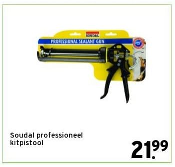 Promoties Soudal professioneel kitpistool - Soudal - Geldig van 03/01/2022 tot 01/02/2022 bij Gamma