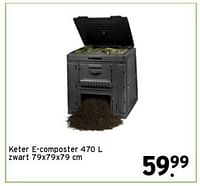 Keter e-composter zwart-Keter