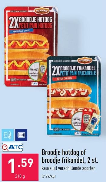 Promotions Broodje hotdog of broodje frikandel - Produit maison - Aldi - Valide de 14/01/2022 à 21/01/2022 chez Aldi