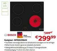 Bosch kookplaat - bipke61rba2e-Bosch