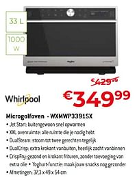 Whirlpool microgolfoven - wxmwp3391sx-Whirlpool