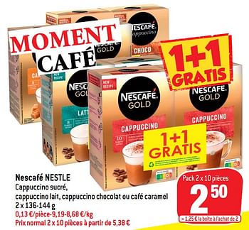 Promotions Nescafé nestle - Nestlé - Valide de 05/01/2022 à 11/01/2022 chez Match