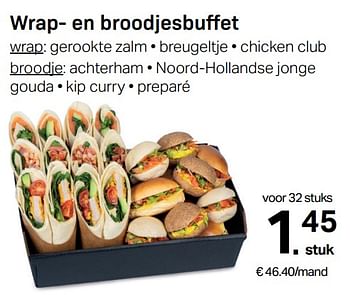 Promoties Wrap- en broodjesbuffet - Huismerk - Buurtslagers - Geldig van 05/01/2022 tot 03/02/2022 bij Buurtslagers