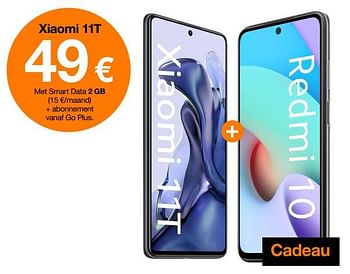 Promotions Xiaomi 11t - Xiaomi - Valide de 02/01/2022 à 31/01/2022 chez Orange