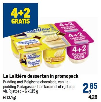 Promotions La laitière desserten rijstpap - Nestlé - Valide de 12/01/2022 à 25/01/2022 chez Makro